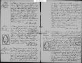Acte de mariage - 1874 - 1 Acte de mariage - 1874 - 1