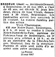 Avis de décès Avis de décès