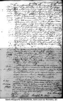 Acte de mariage - 1815