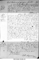 Acte de mariage - 1849