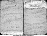 Acte de mariage - 1749