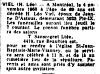 Avis de décès Avis de décès